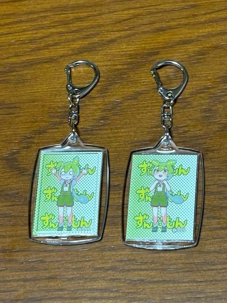 ずんだもん 12cm マスコット ぬいぐるみ アクリル ハメパチ キーホルダー Amazon.co.jp: ずんだもん 12cm マスコット ぬいぐるみ アクリル