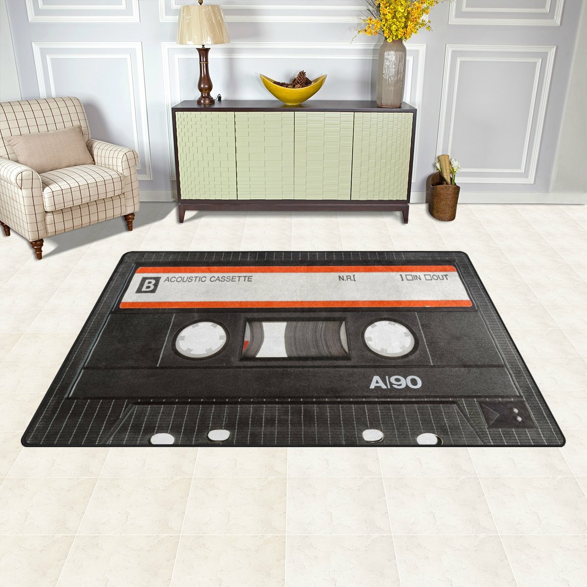 44.5×101 \"Play with ” ViNTAGE RUG 44.5×101 