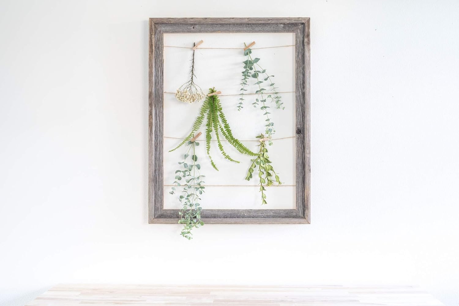 BARNWOODUSA Rustic Farmhouse Open Signature Picture Frame - Our 16x2 Open Picture Frame can be used for DIY projects Crafted From Upcycled Wood No Assembly Required