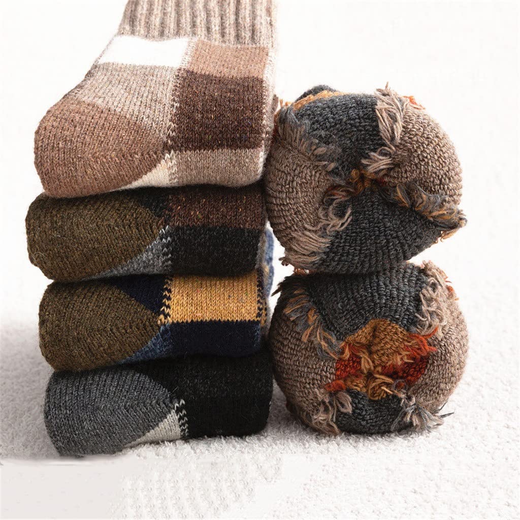 Chaussettes thermo chauffantes homme super épaisses et chaudes pour l'hiver
