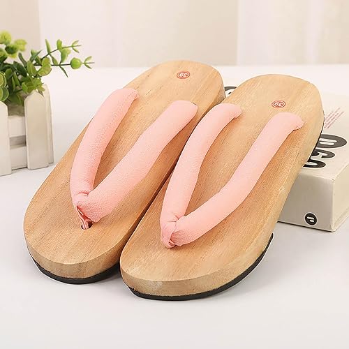 Miniatura 2 de Zuecos de madera para mujer, Kamado Kochou, zapatos de cosplay, pantuflas Geta, sandalias japonesas