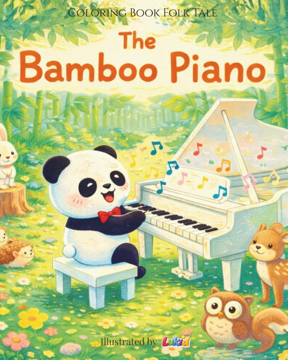 The Bamboo Piano: Coloring Book Folk Tale
