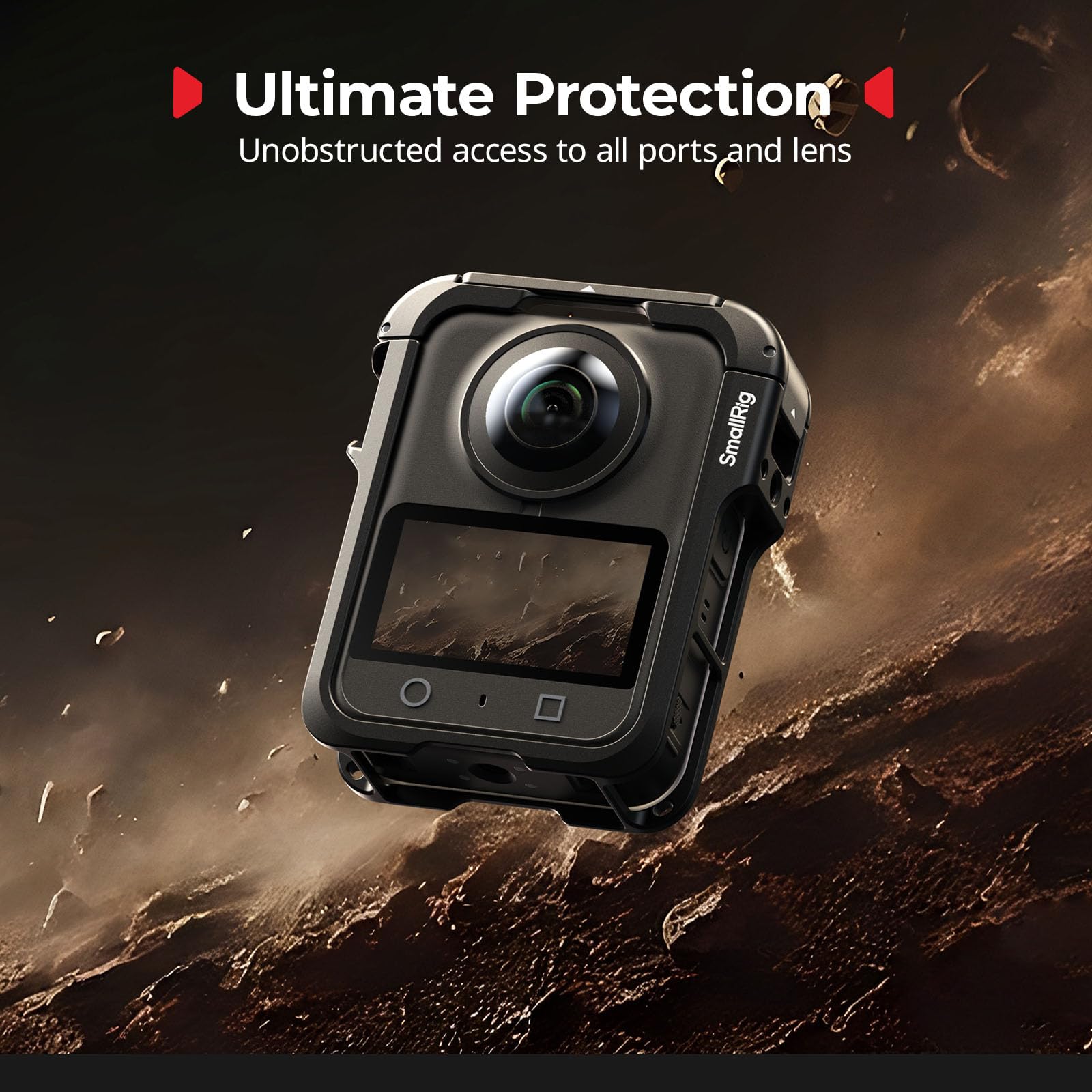 SMALLRIG Jaula para dji Osmo 360 - Marco Protector de Aluminio, Carcasa de Expansión para OSMO 360-5704B