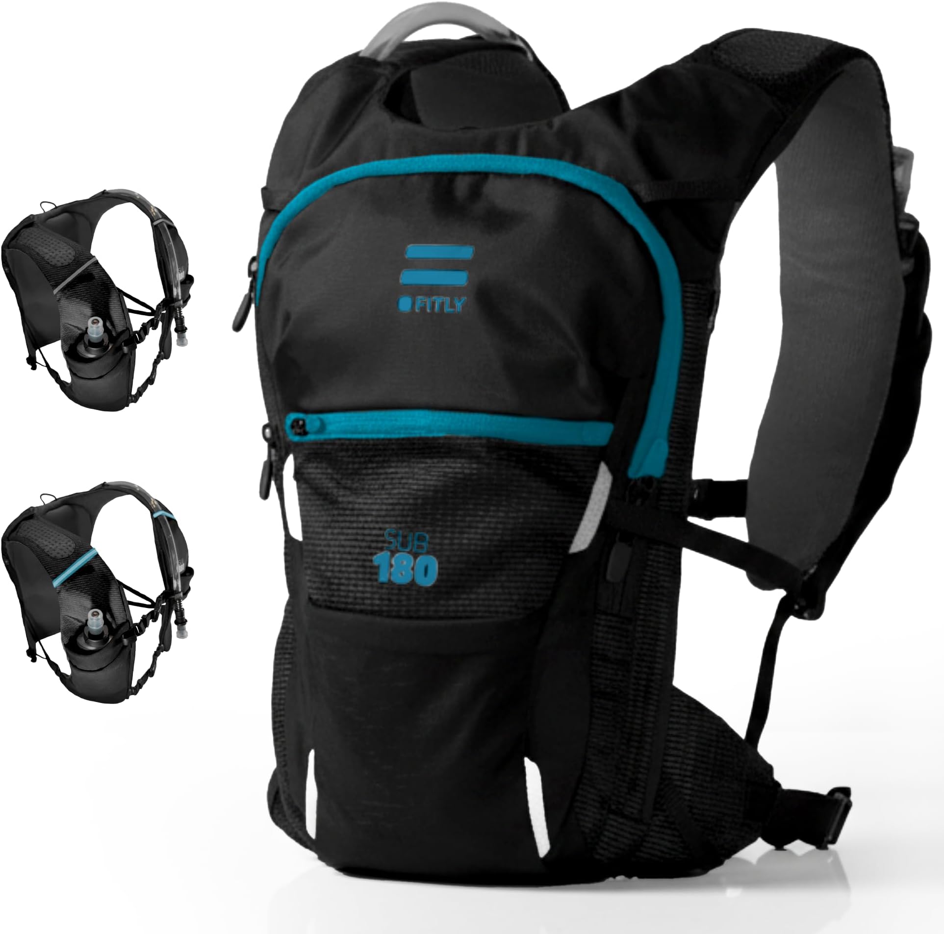 Minimalist Running Pack | Unisex Running Backpack with Phone Holder, Storage & Thoracic Belt | Carry Personal Items When Running | Running Gear Men & Women | Lightweight