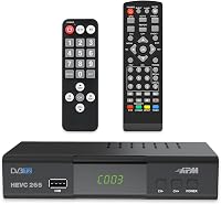 Decodor APM Full HD 1080p DVB-T2/DVB-C H.265 HEVC, HDMI, SCART, USB 1