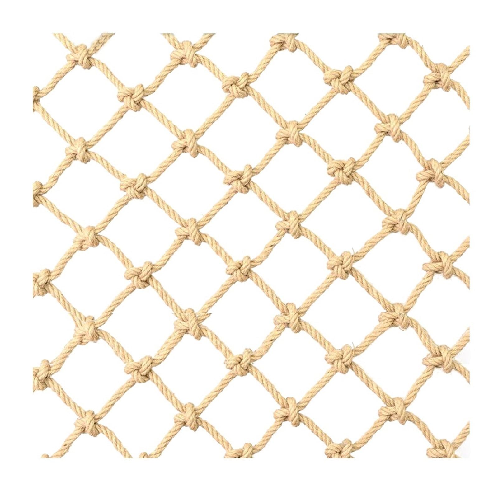 Filet de sécurité en chanvre 1x1m pour escalier chic et authentique