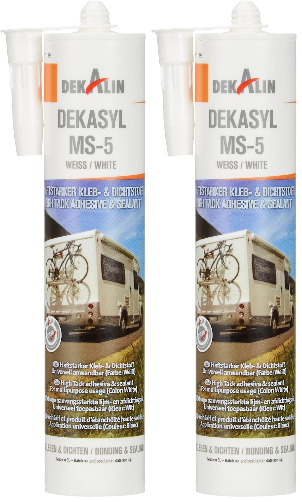 Dekalin L0903W DEKAsyl MS-5 290 ml, weiß (Packung mit 2)