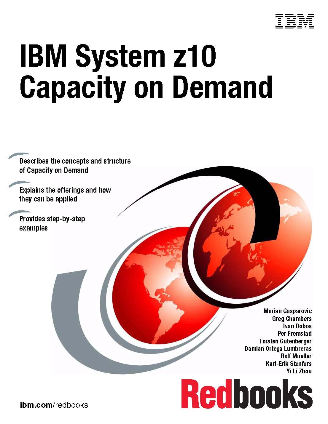 Buy IBM System Z10 Capacity on Demand — BookShops.in