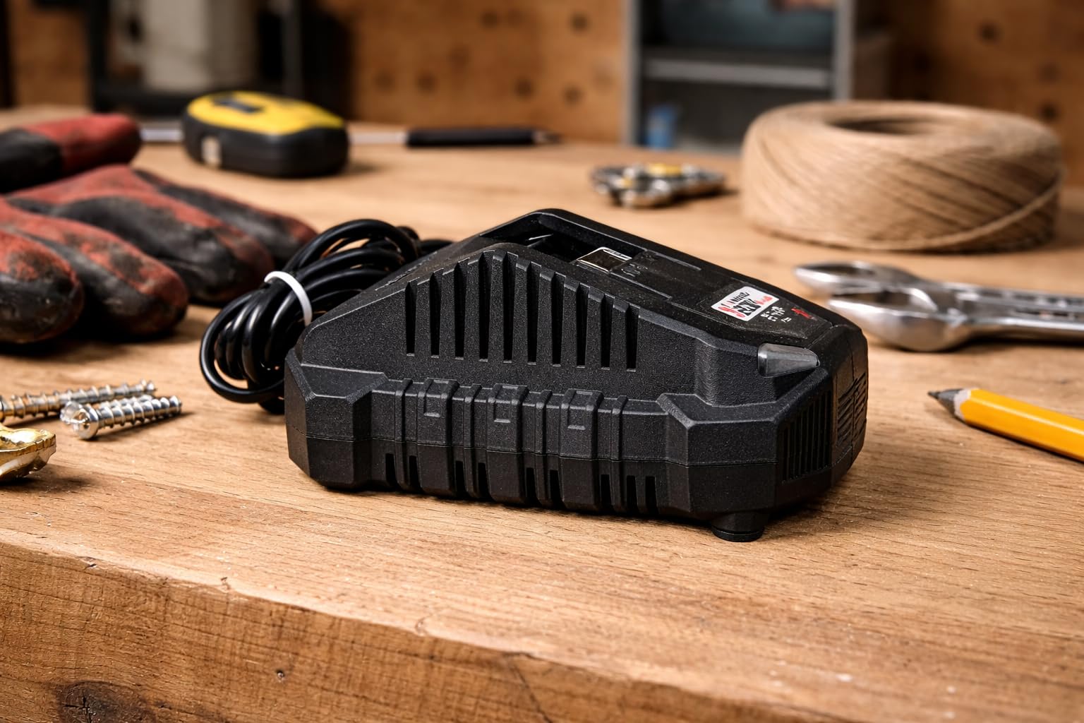Parkside Batteria agli ioni di litio da 20 V, 2 Ah (PAP 20 B1) e caricatore da 60 min (PLG 20 C1) 65 W - 2,4 A - Bilanciamento delle celle per un'autonomia e una durata prolungate