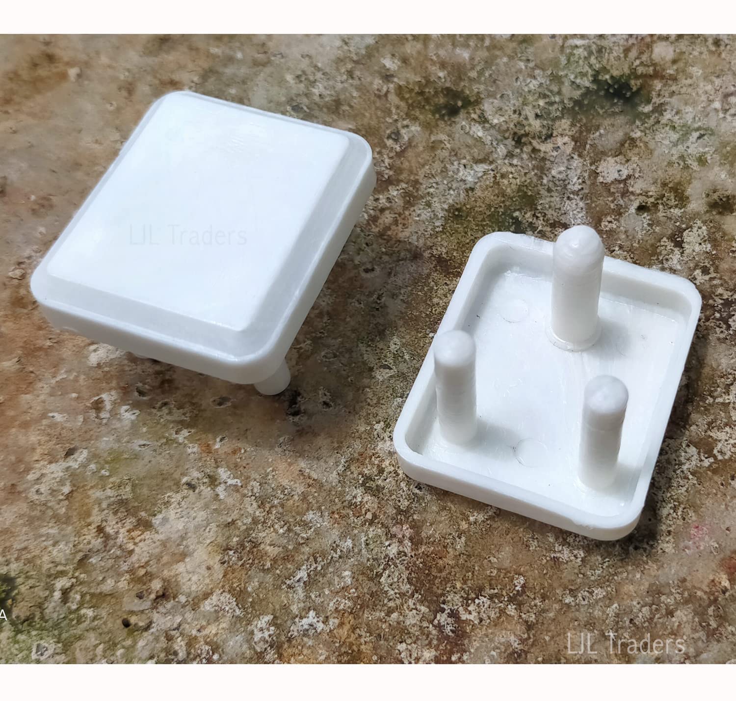 LJL Traders Baby Safety Electric Socket Plug Cover, Electrical Socket Cover Guards for Child, Proofing Outlet Plug Protector for Baby Safety, Socket Protector for Child - White (Pack of 6)