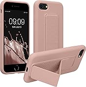 kwmobile Apple iPhone SE3 / iPhone SE2 / iPhone SE (2022) / iPhone SE (2020) / iPhone 8 / iPhone 7対応 ケース - スマホ スタンド 保護ケース スマホカバー TPUケース - アンティークピンク
