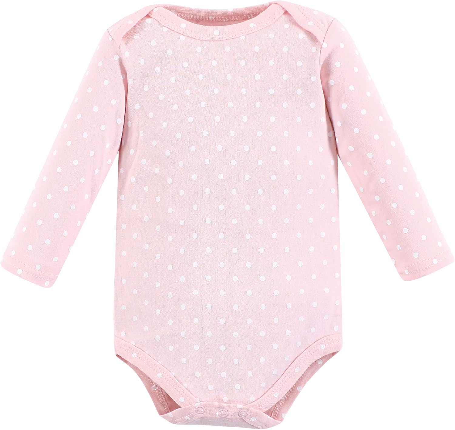 Hudson Baby baby-girls Cotton Long-sleeve Bodysuits 5-pack