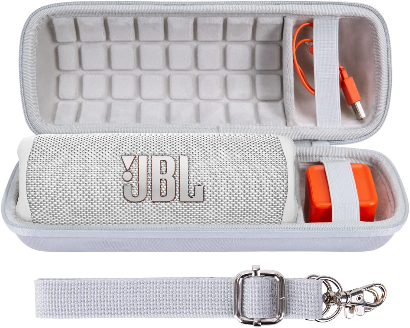 Co2CREA Dur Étui De Voyage Rigide Housse Cas Pour JBL Flip 6 / JBL Flip 5 Enceinte Bluetooth