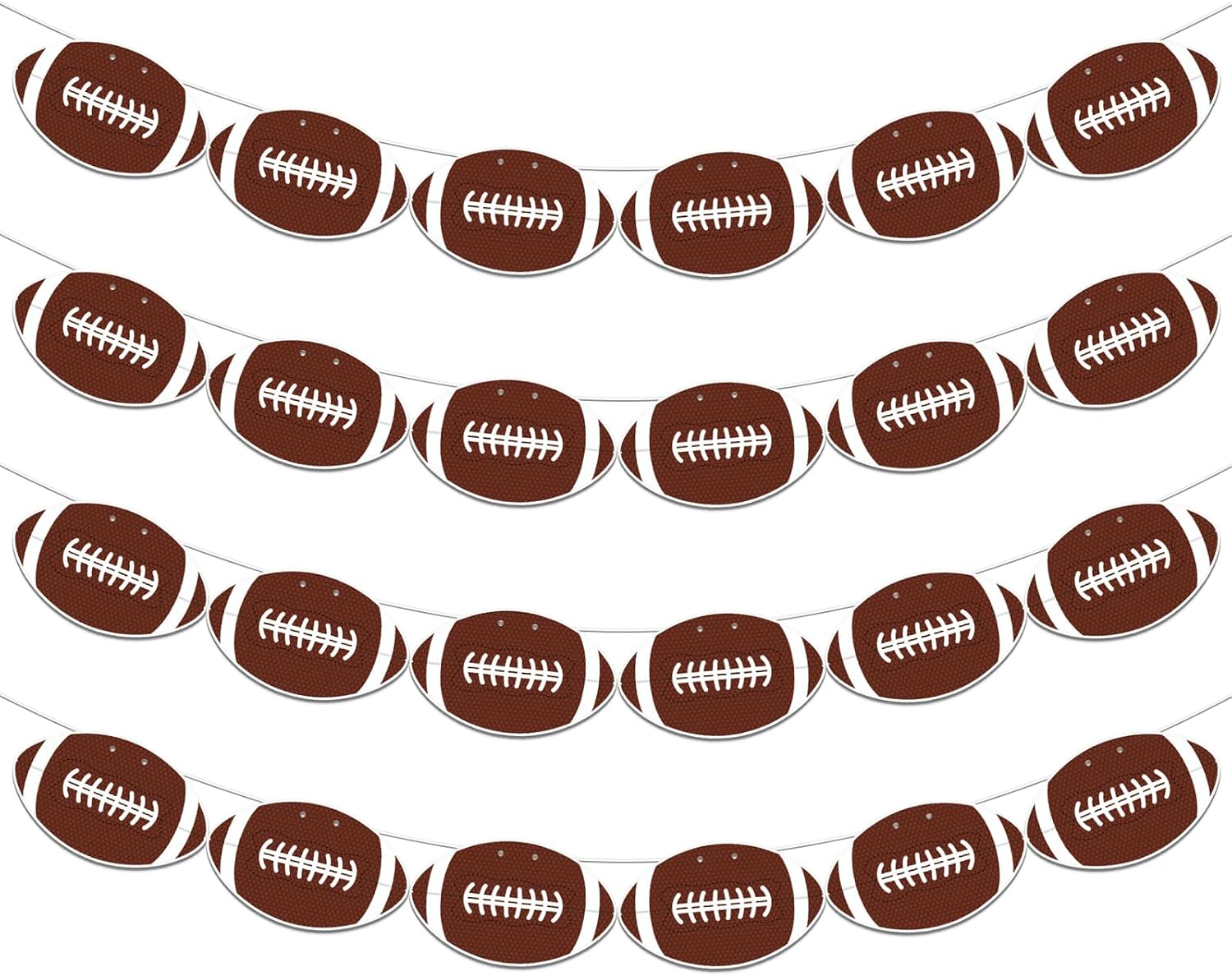 4 Pcs Football Party Supplies Football Party Decorations