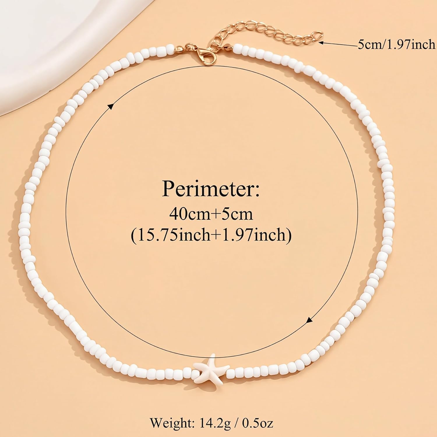 Nackiy Handmade Sea Shell Necklace for Women Summer Adjustable Natural Shell Collar Necklace - Image 7