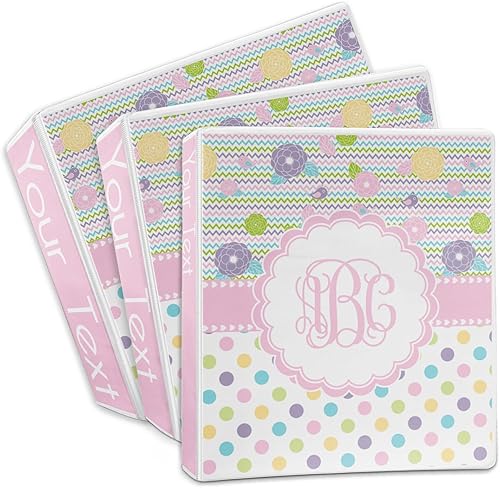 Miniatura 3 de Carpeta personalizada de 3 anillas Girly Girl - 1 pulgada