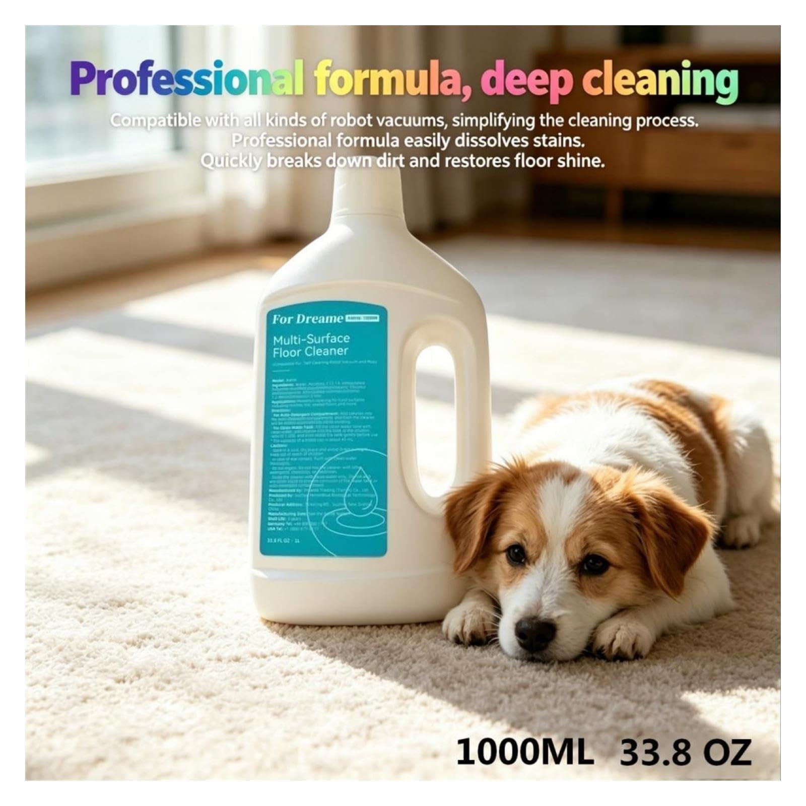 Detergente Multisuperficie. Compatibile Con Dreame L20 Ultra Complete