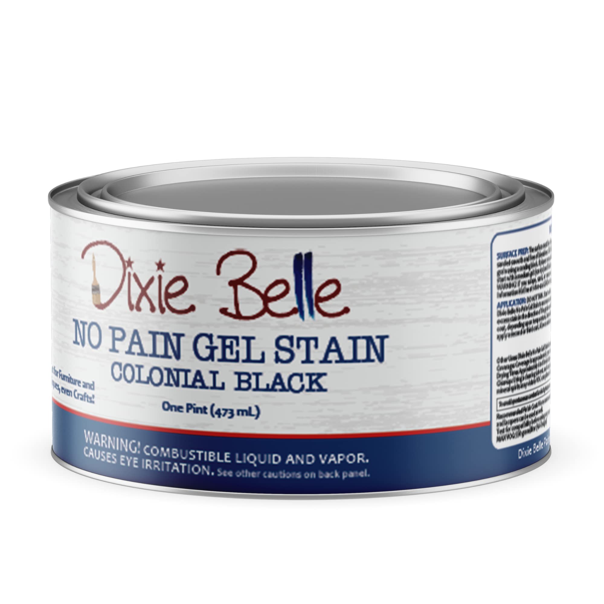 Dixie Belle No Pain Gel Stain Colonial Black