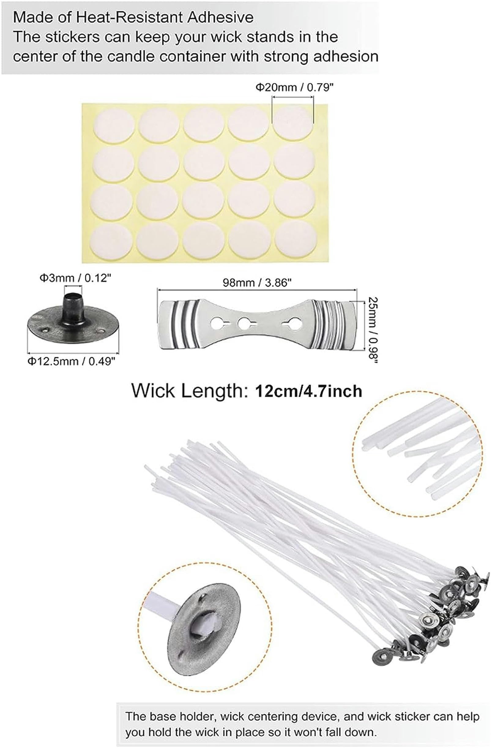 Elektryczny podgrzewacz wosku, garnek do topienia wosku 8 l, DIY zestaw do produkcji świec dla dorosłych z regulacją temperatury (30℃-110℃/86℉-230℉), kompletny zestaw materiałów do produkcji świec
