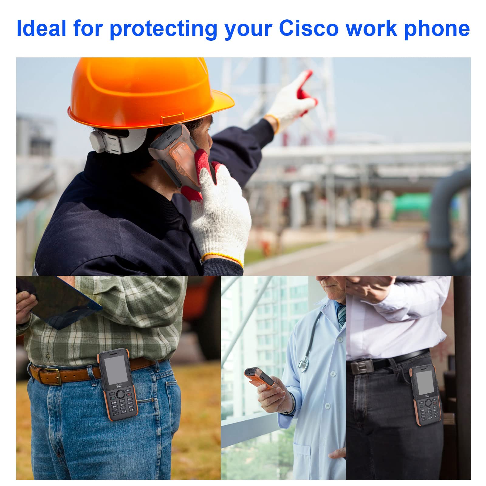 IGuerburn Cisco 8821 VoIP Phone Holster Case With Jamaica - View #11