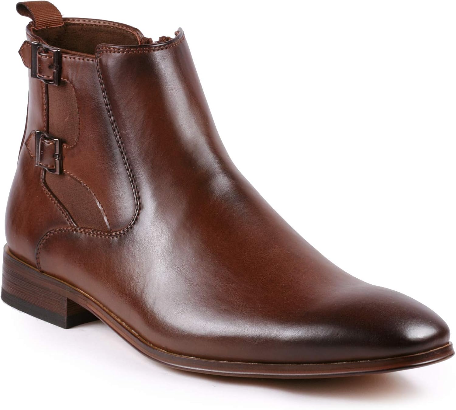 Metrocharm MC143 Chukka Monk Strap Ankle Dress Oxford Boot