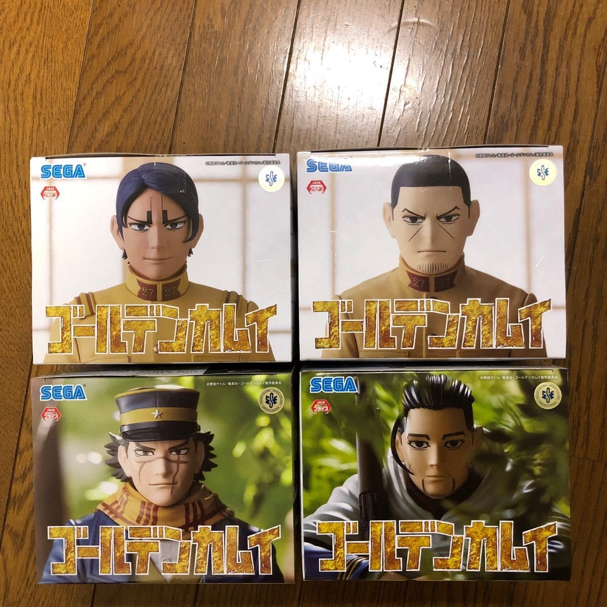 SEGA - ゴールデンカムイ　ちょこのせプレミアムフィギュア　杉元　尾形　月島　鯉登 Amazon.co.jp: ゴールデンカムイ ちょこのせ プレミアム