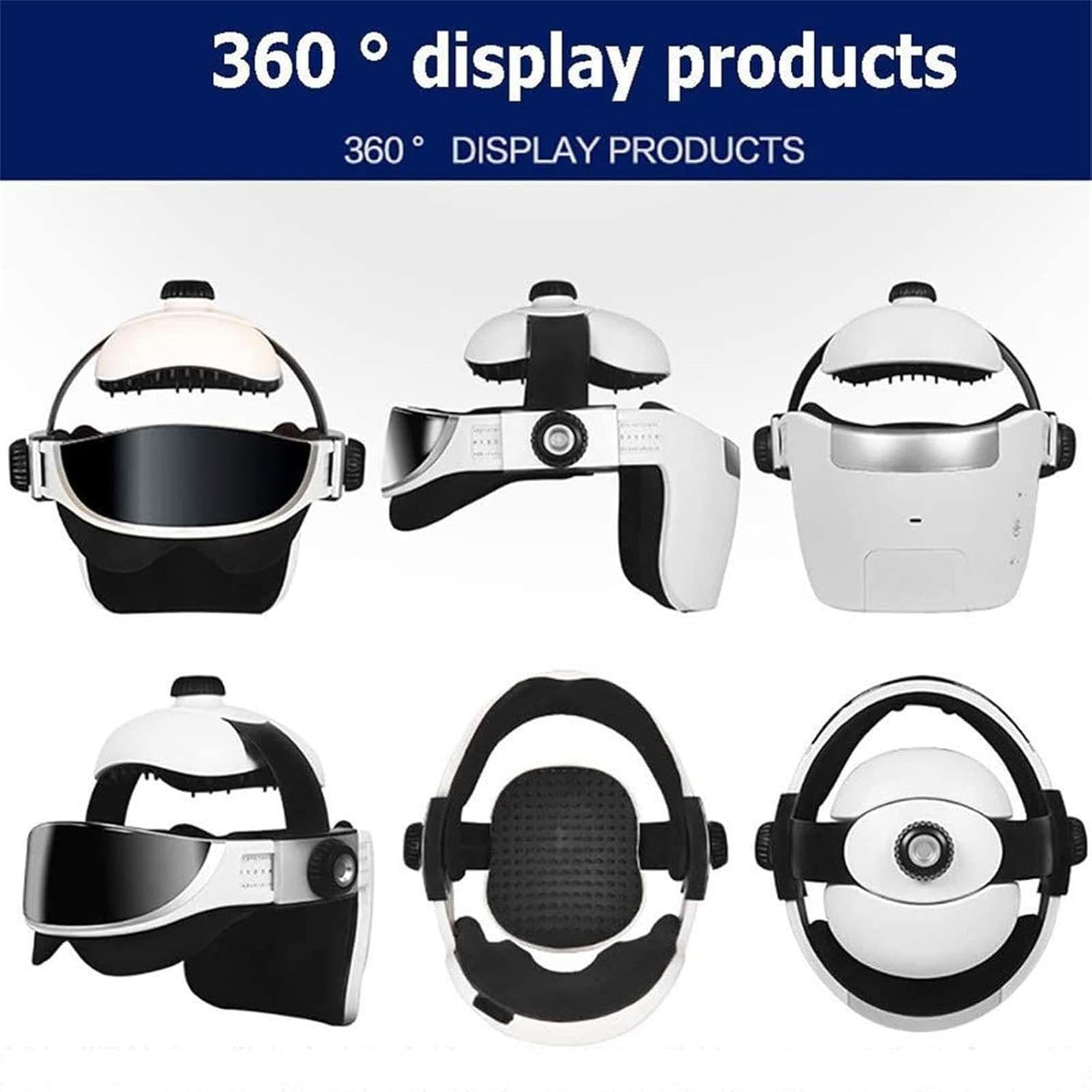 Elektryczny masażer głowy USB, kask, 2 w 1, masażer oczu głowy z pilotem, masaż ciśnieniowy, odtwarzacz muzyki Mp3 do domu, hotelu, salonu piękności, szpitala, biura