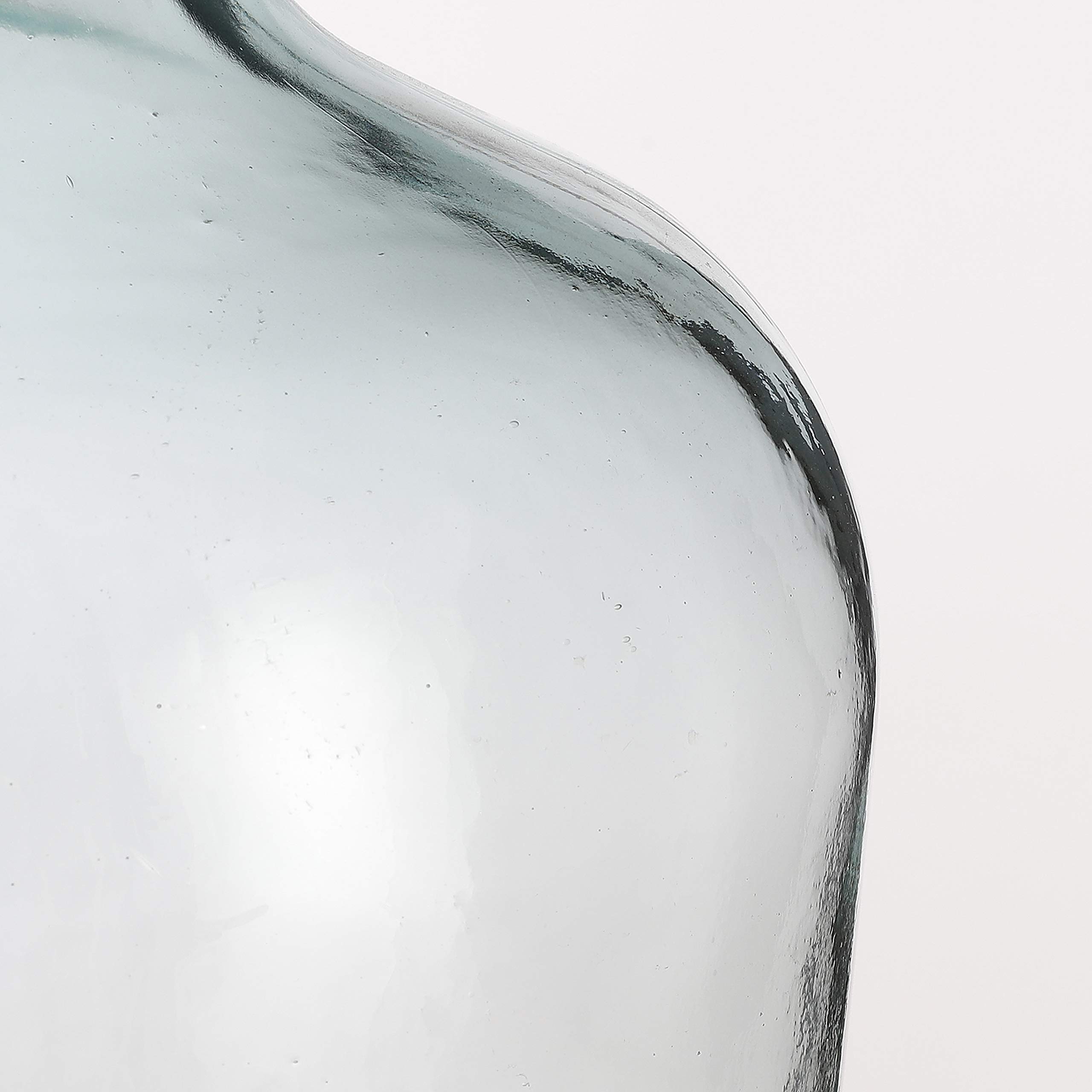MICA Decorations Diego Botella de Cristal/jarrón, H. 42 cm D. 27 cm