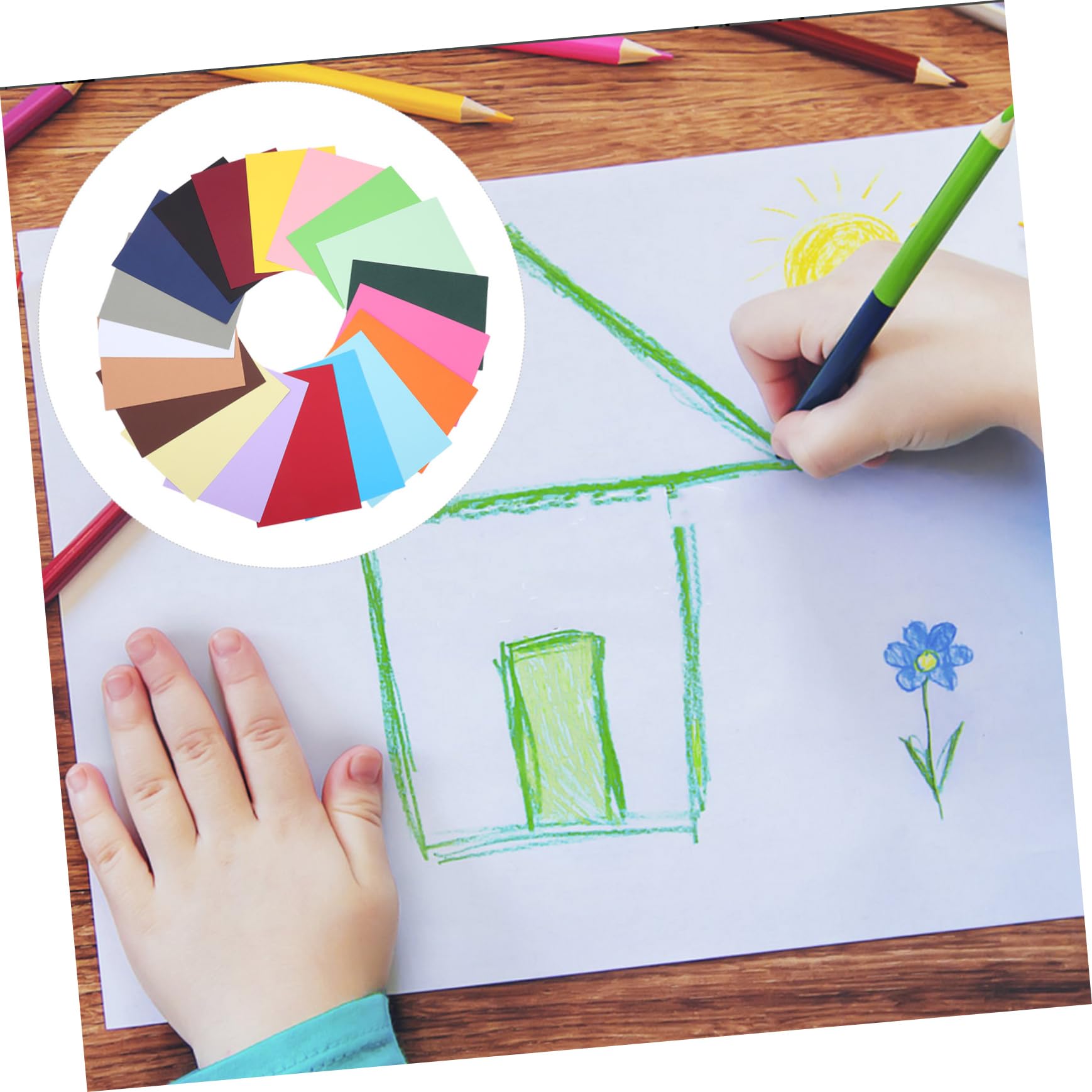 Carta Colorata A4 230g 100 Fogli per Bricolage e Disegno | Teens, Uso DIY e Making, Formato A4, Confezione da 100 Fogli per Attività Creative