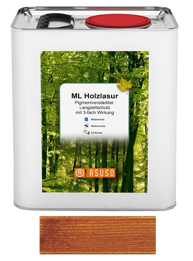 Holzlasur LANGZEITSCHUTZ 5 L teak