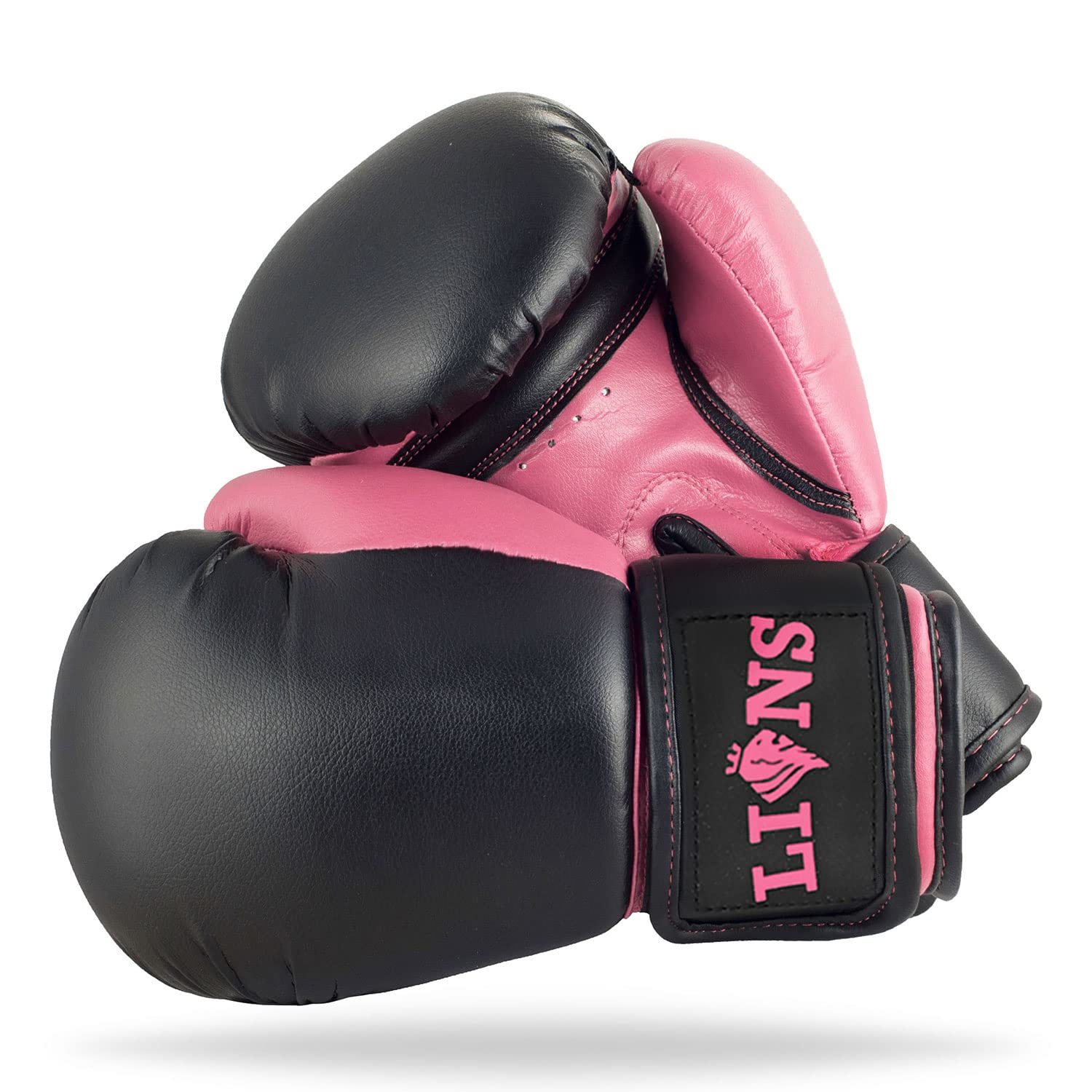 FAIRWAYUK Adult Injection Pink Boxing Gloves, Womens Mma Sparring Martial Arts Punch Bag Training Fight Mitts - Image 3