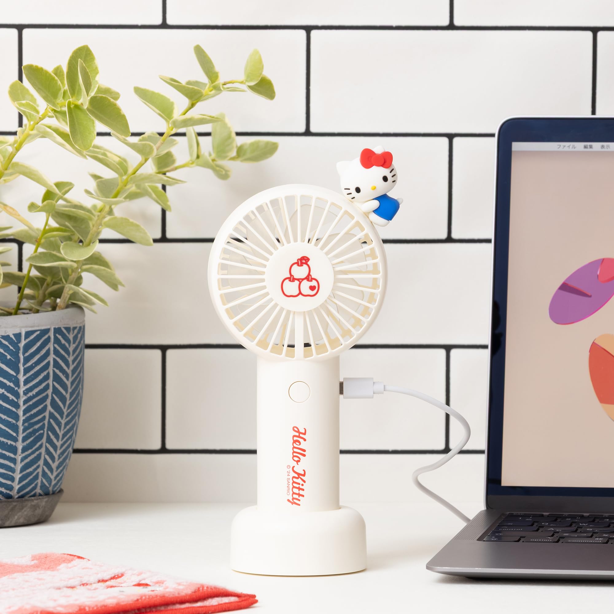 Amazon.co.jp: Sanrio 212091 Hello Kitty 2-Way Fan Hello Kitty