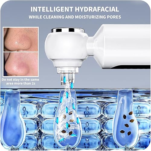 Miniatura 5 de Máquina de limpieza de poros de succión de vacío de poros de removedor de puntos negros hidrofacial