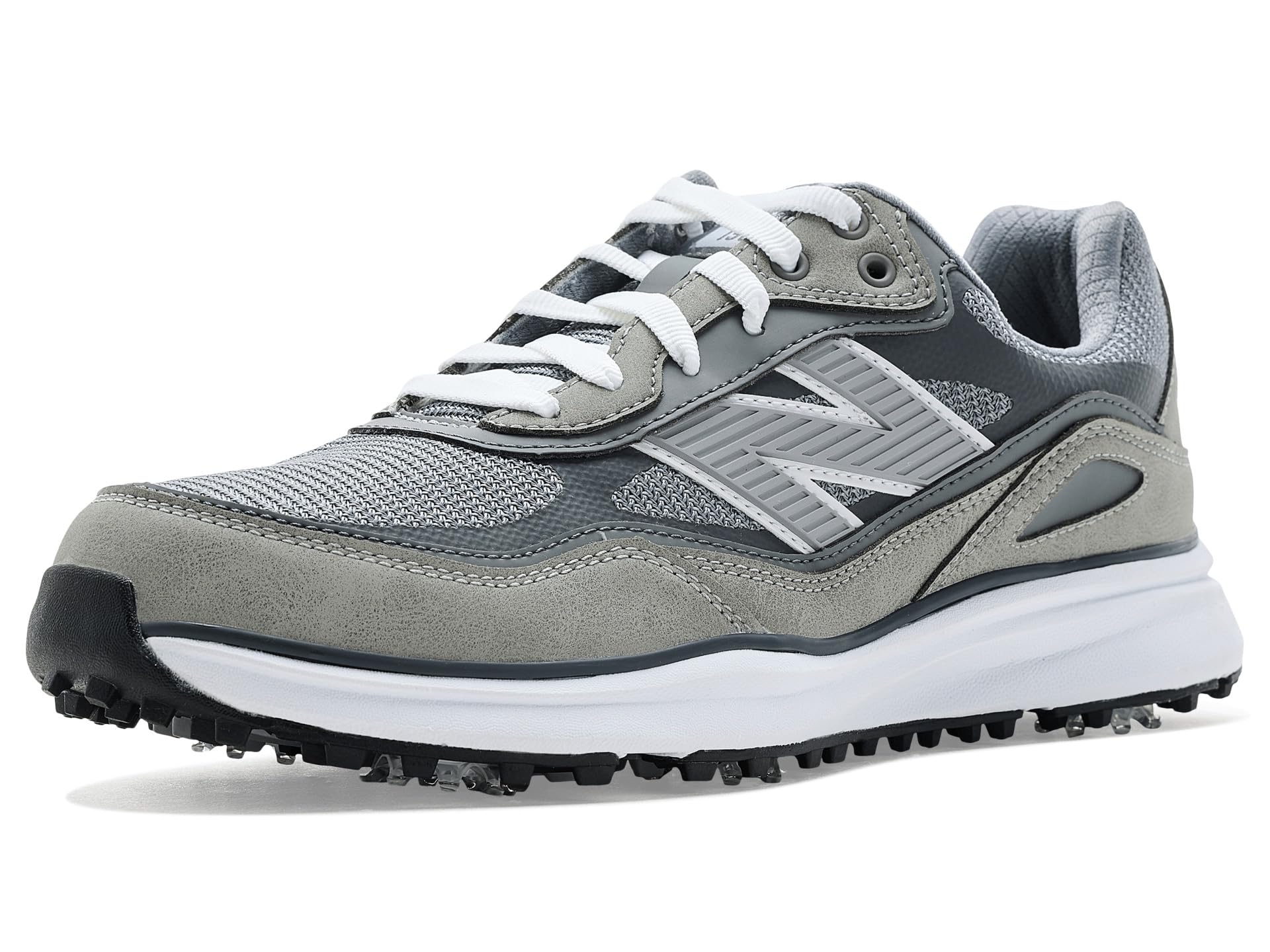New Balance Zapato de Golf para Hombre, Gris, 9 Wide