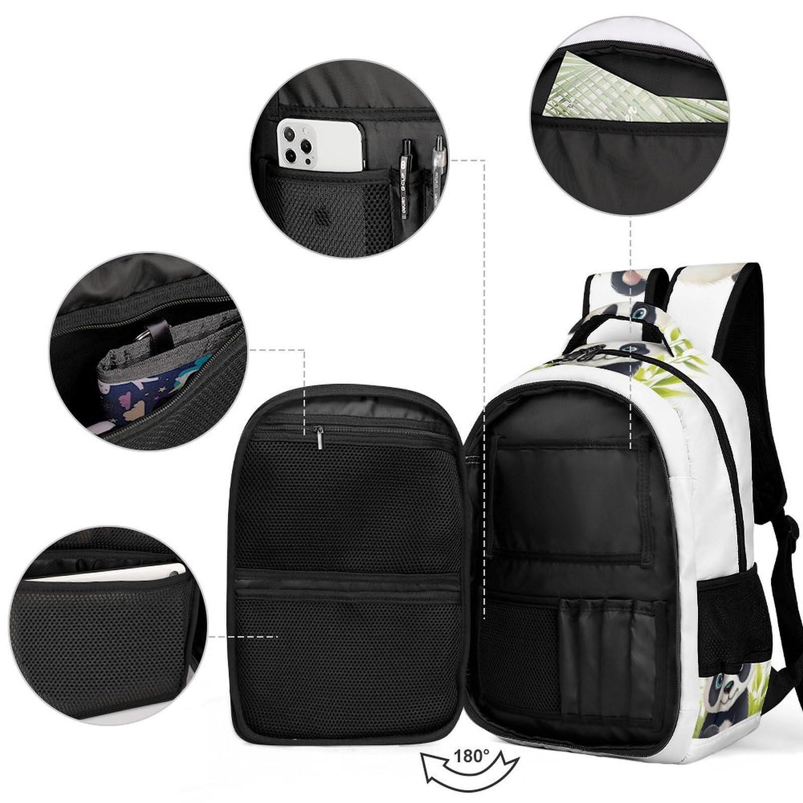 Dragon Lion Personnalisé En 3D Sac À Dos Enfants, Léger Voituretable Garçons Filles Collège Primaire Imperméable Motifs d'Animaux Sac A Dos Scolaire Pour Adolescents Voyage Loisir