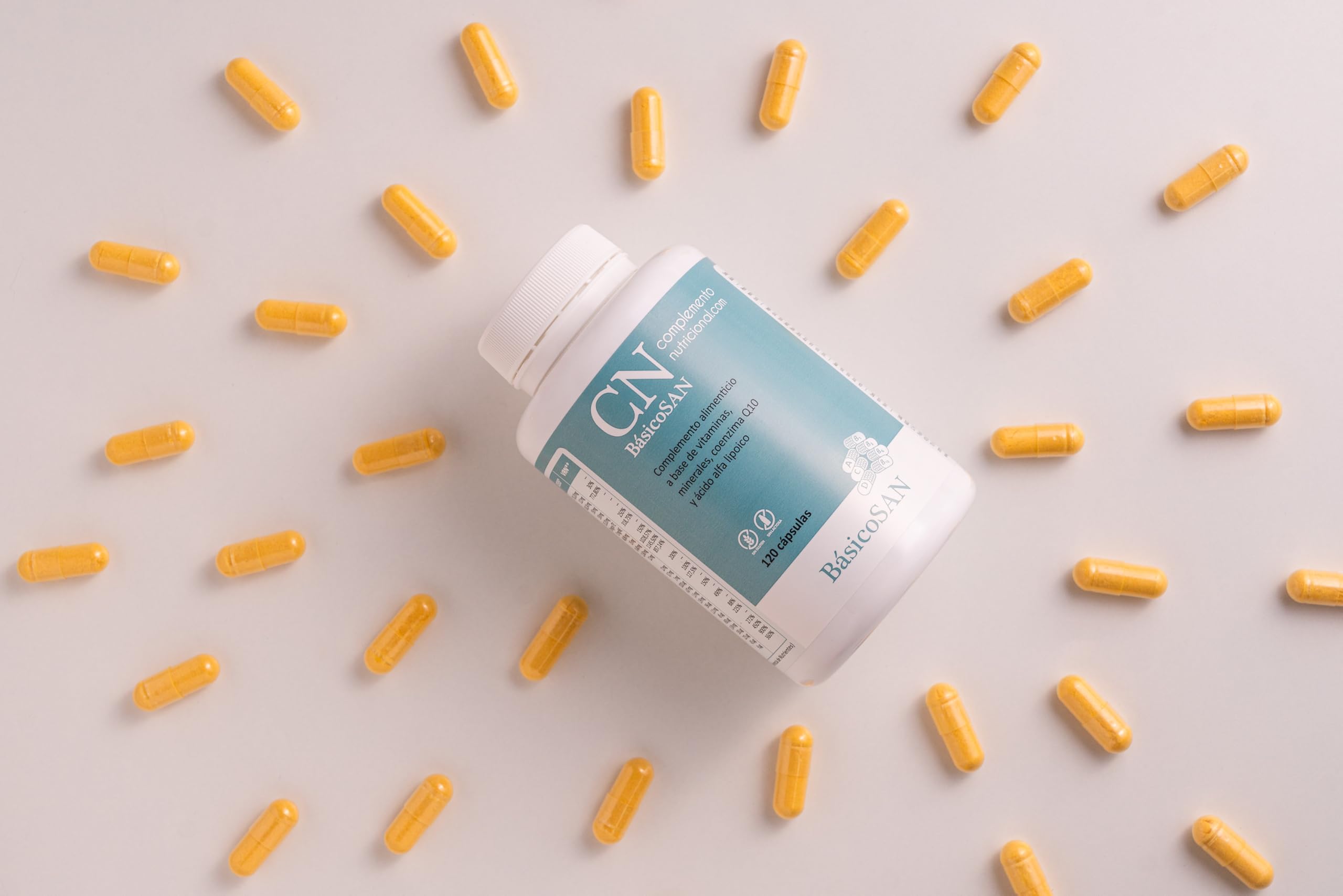 CN BÁSICO SAN complemento nutricional 120 cápsulas con vitaminas y minerales