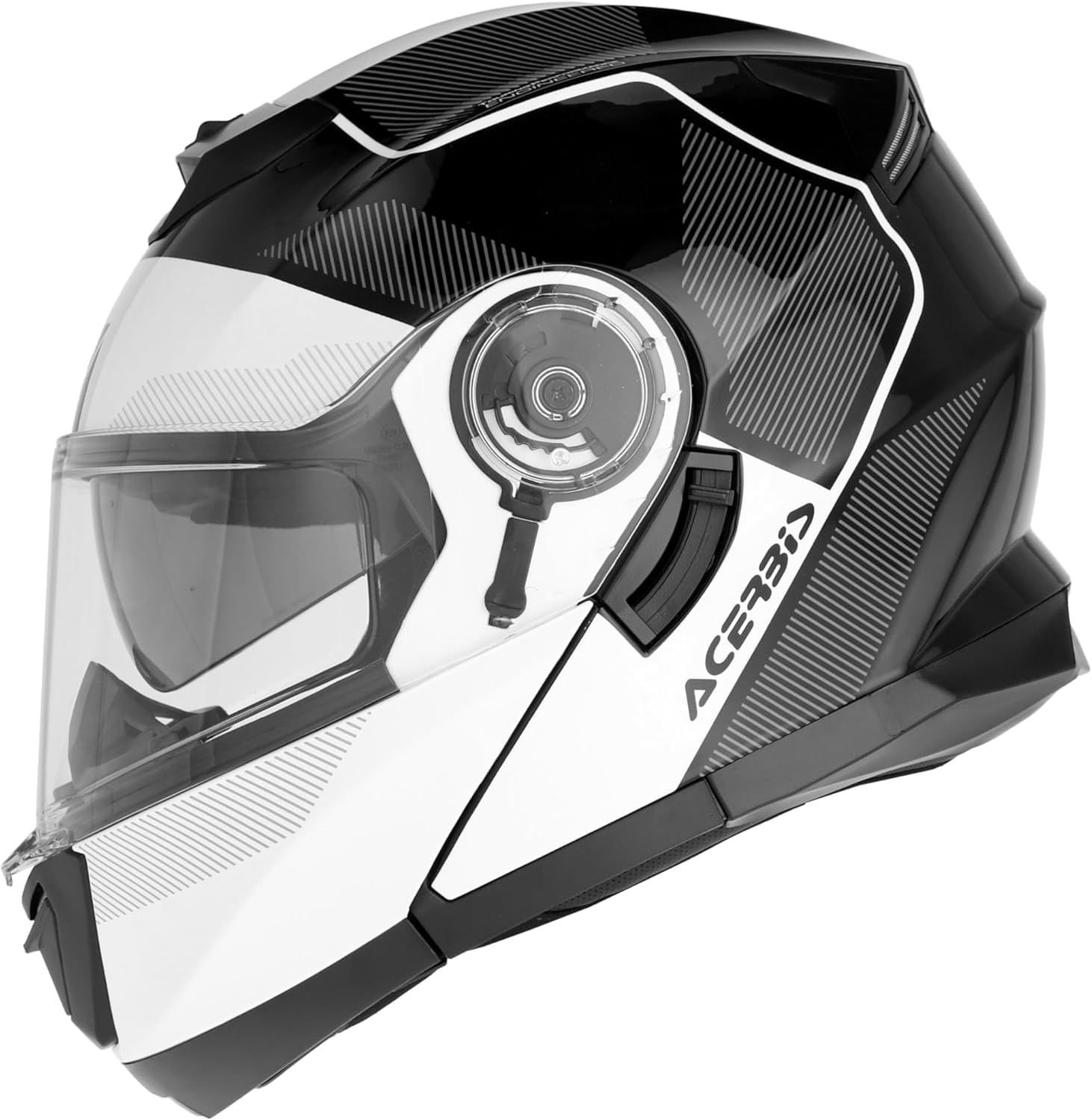 Casco Modular ACERBIS SEREL Blanco y Negro 22-06 (XL 61/62)