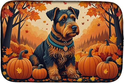 Miniatura 33 de Caroline's Treasures DAC1072DDM Shiba Inu - Tapete de secado de platos absorbente para encimera de cocina, tapete escurridor de platos para SHIBA