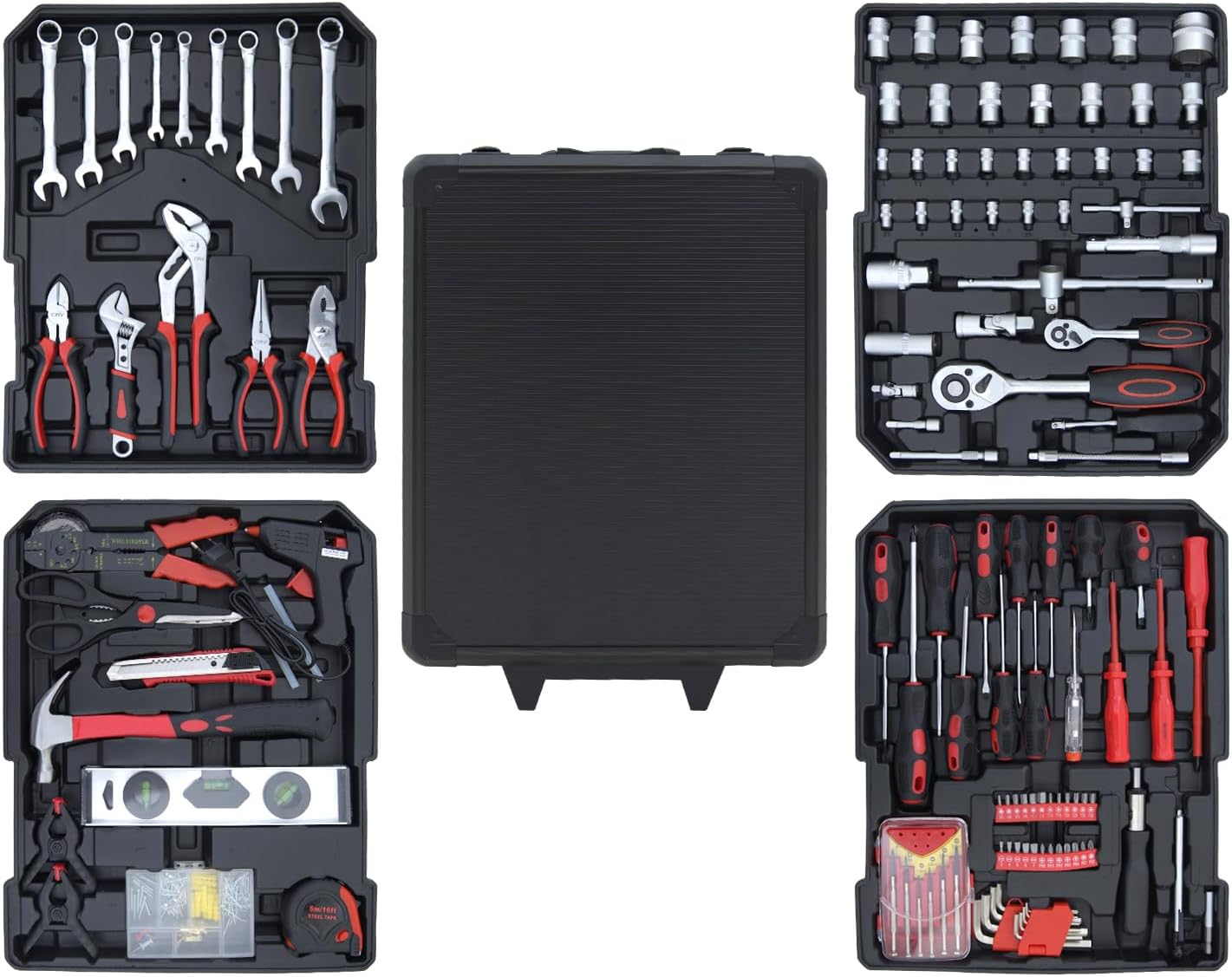 Complete Home Tool Set – 399Pcs Versatile Tool Kit for Home Repair and Maintenance - Compact and Lightweight