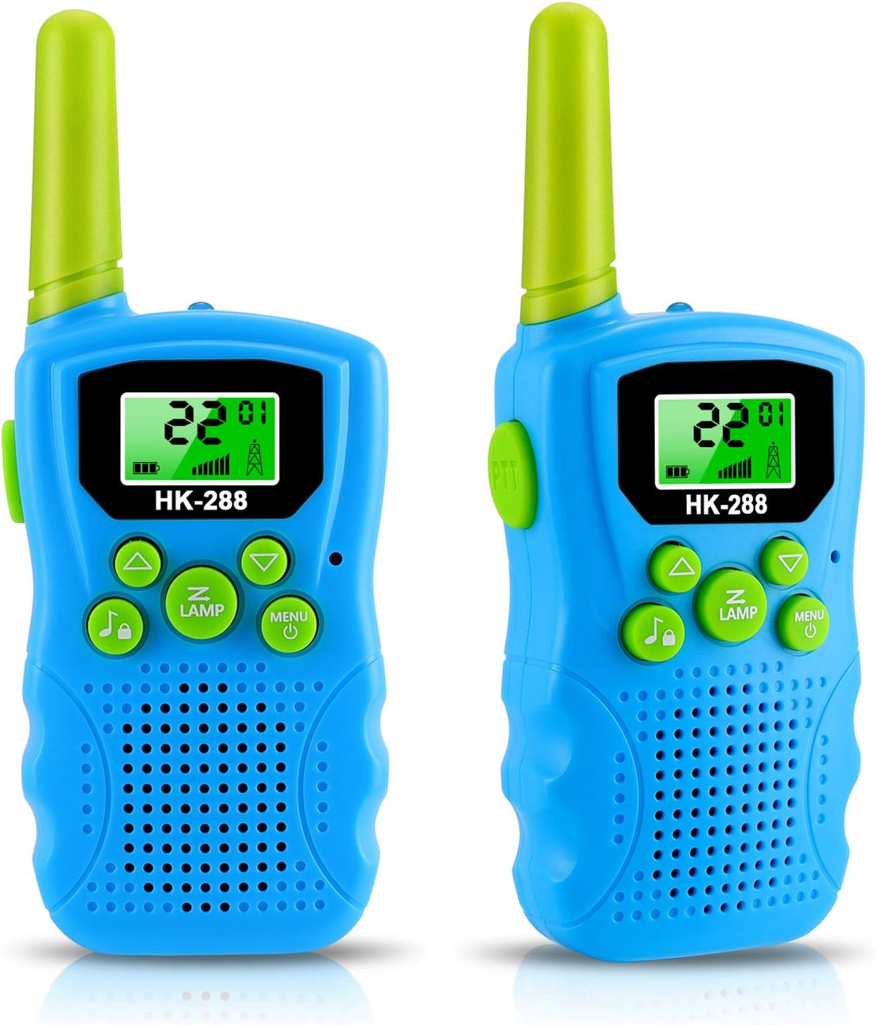 Walkie Talkies for Kids, 3 Miles Teen Girls Gifts 22 Channels Kids Walkie Talkies with Flashlight, Birthday Toy Gift for Boys & Girls 3-12 Years Old for Outdoor Camping (Sky Blue)