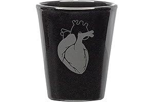 Anatomically Correct Heart Shot Glass (Black)