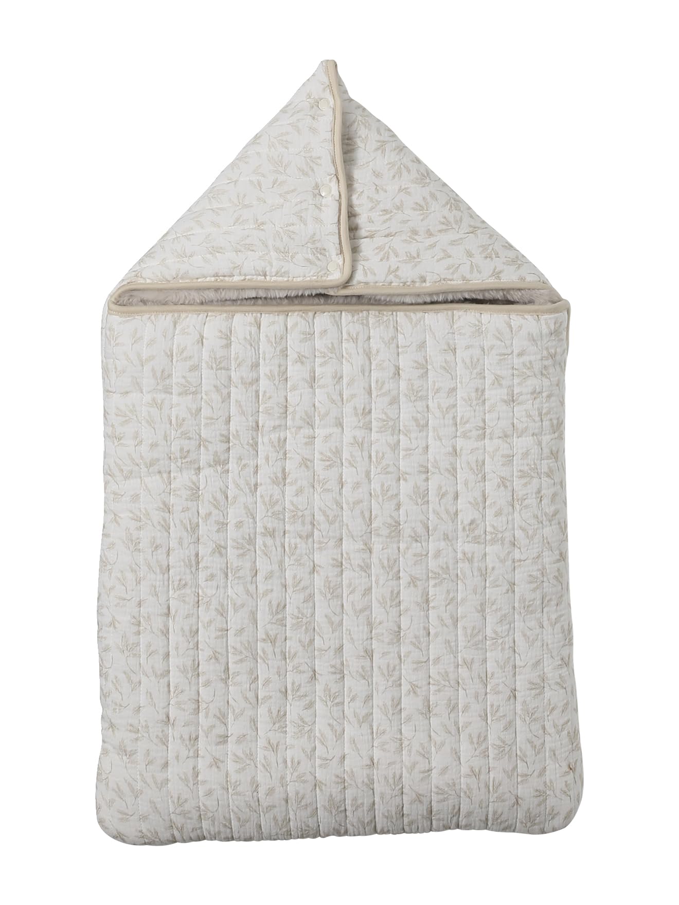 VERTBAUDET Nid d'ange en Gaze de Coton et Imitation Fourrure Hygge TU