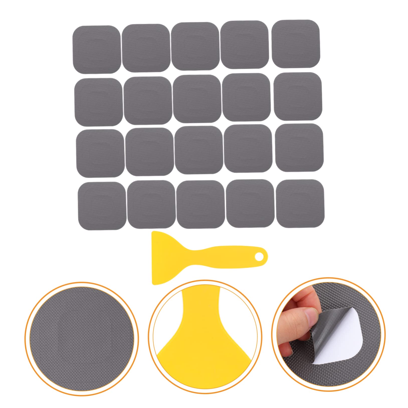 Alipis 60 Piezas De Pegatinas Antideslizantes para Baño Cinta Adhesiva Transparente Cinta De Color para Niños Cinta Antideslizante para Peldaños Pegatinas Antideslizantes para Ducha