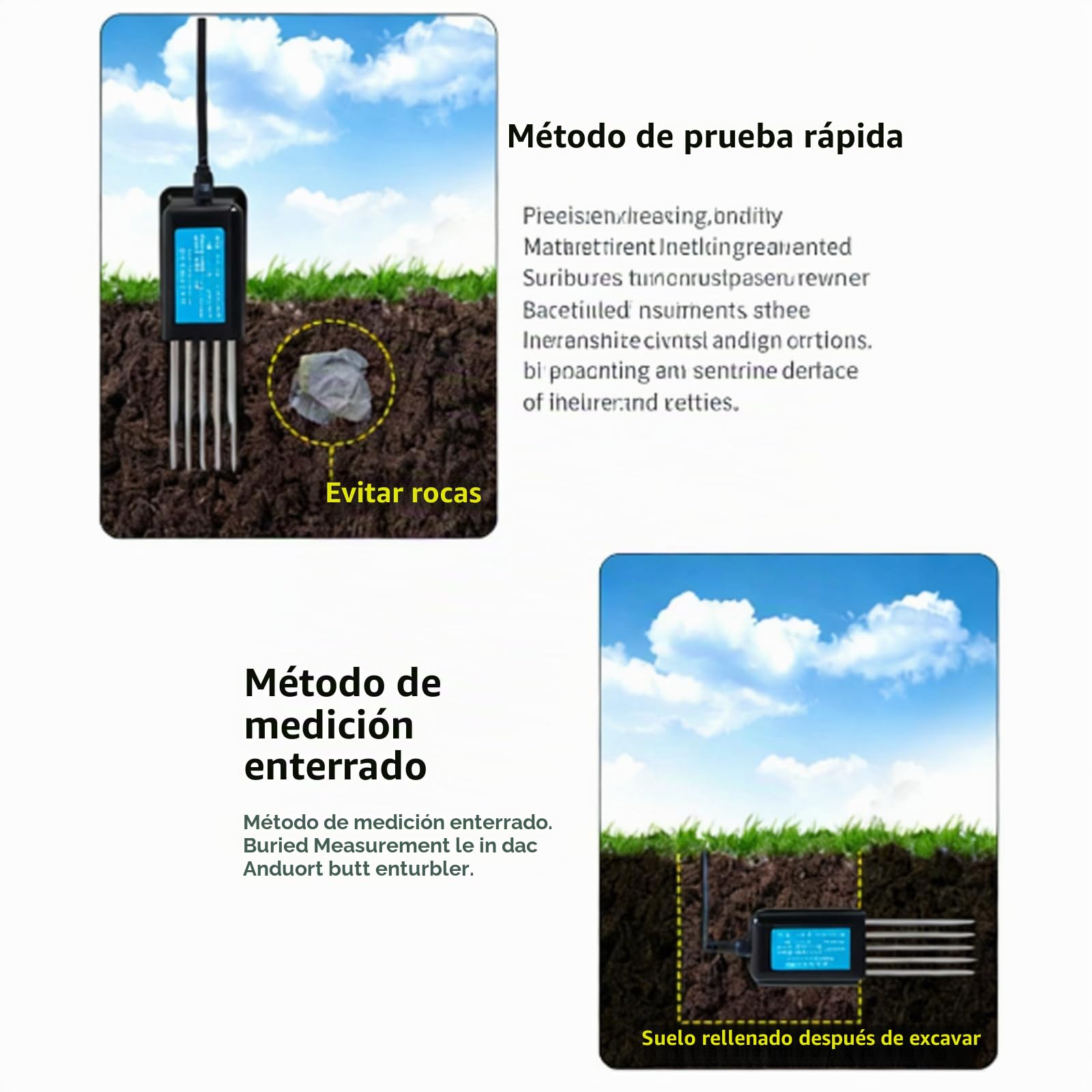 Analizador De Suelos, Medidor Digital Usb Para Análisis De Suelos, Medidor De Nitrógeno, Fósforo, Potasio, Npk, Ph, Humedad, Ec Para Aplicación Android, Prueba De Fertilidad Del Suelo Para Jardín