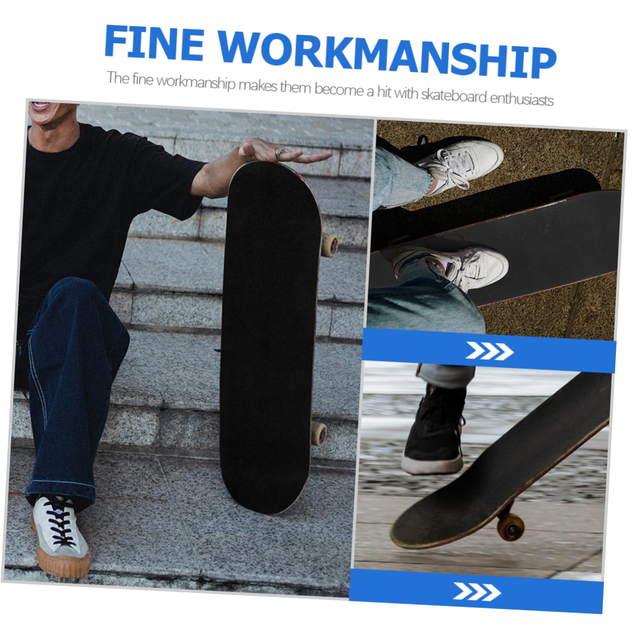 Vaguelly 5stücke Teiliges Grip Tape Für Skateboards Rutschfeste -sandpapier Aufkleber Geeignet Für Skateboards Und Scooter Hohe Viskosität Einfache Anwendung Und Langlebig