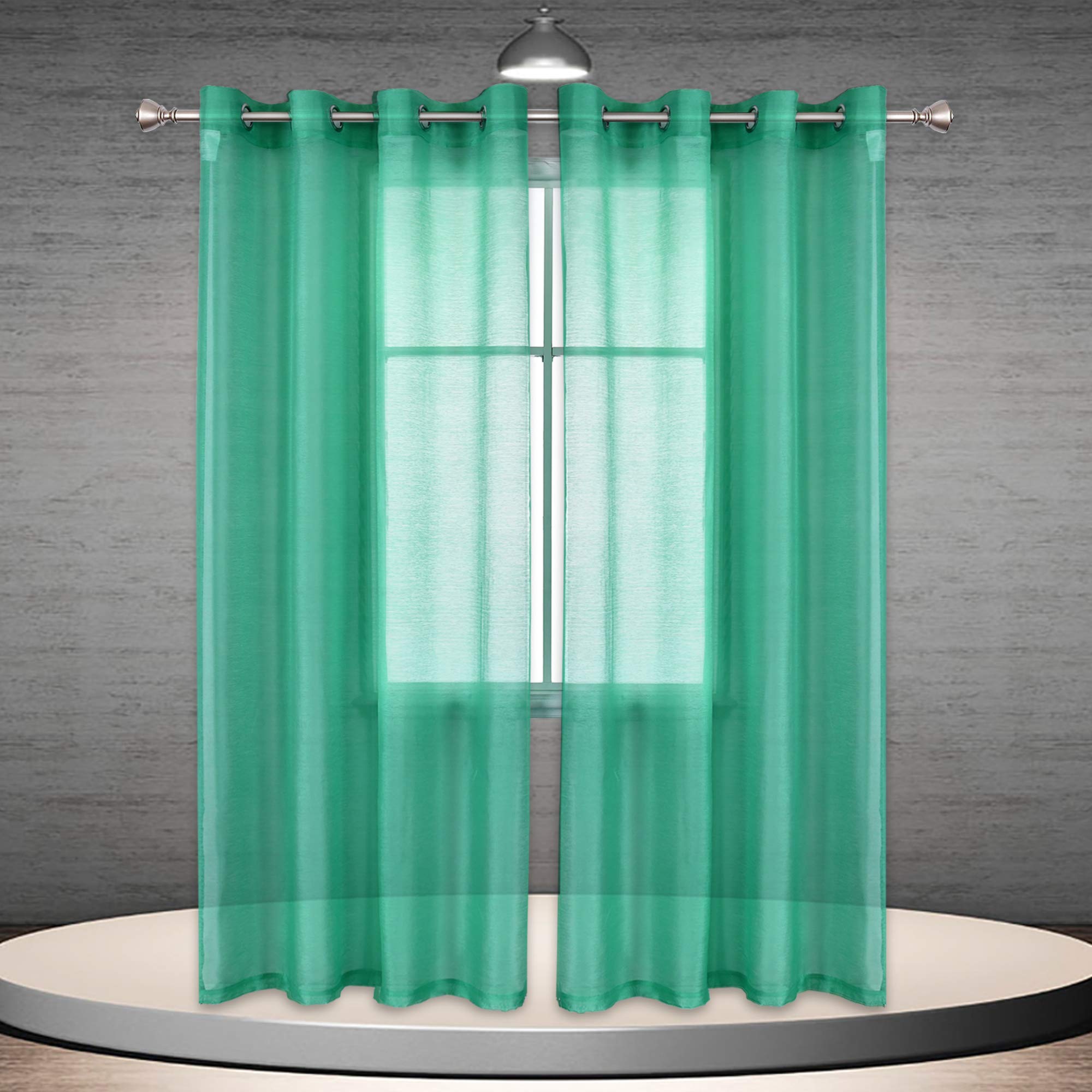 Peacock Green Curtains Curtains & Drapes