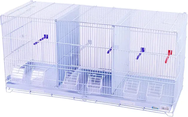 Jaula Metálica para Cría de Canarios con Comedero - Excelente Calidad Precio