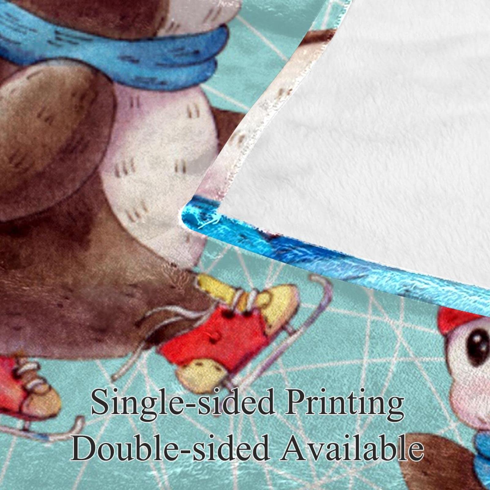 Coperta In Pile A Forma Di Pinguino 127x152 Cm, Morbida Microfibra Con Stampa Animale, Per Divano E Letto, Singola