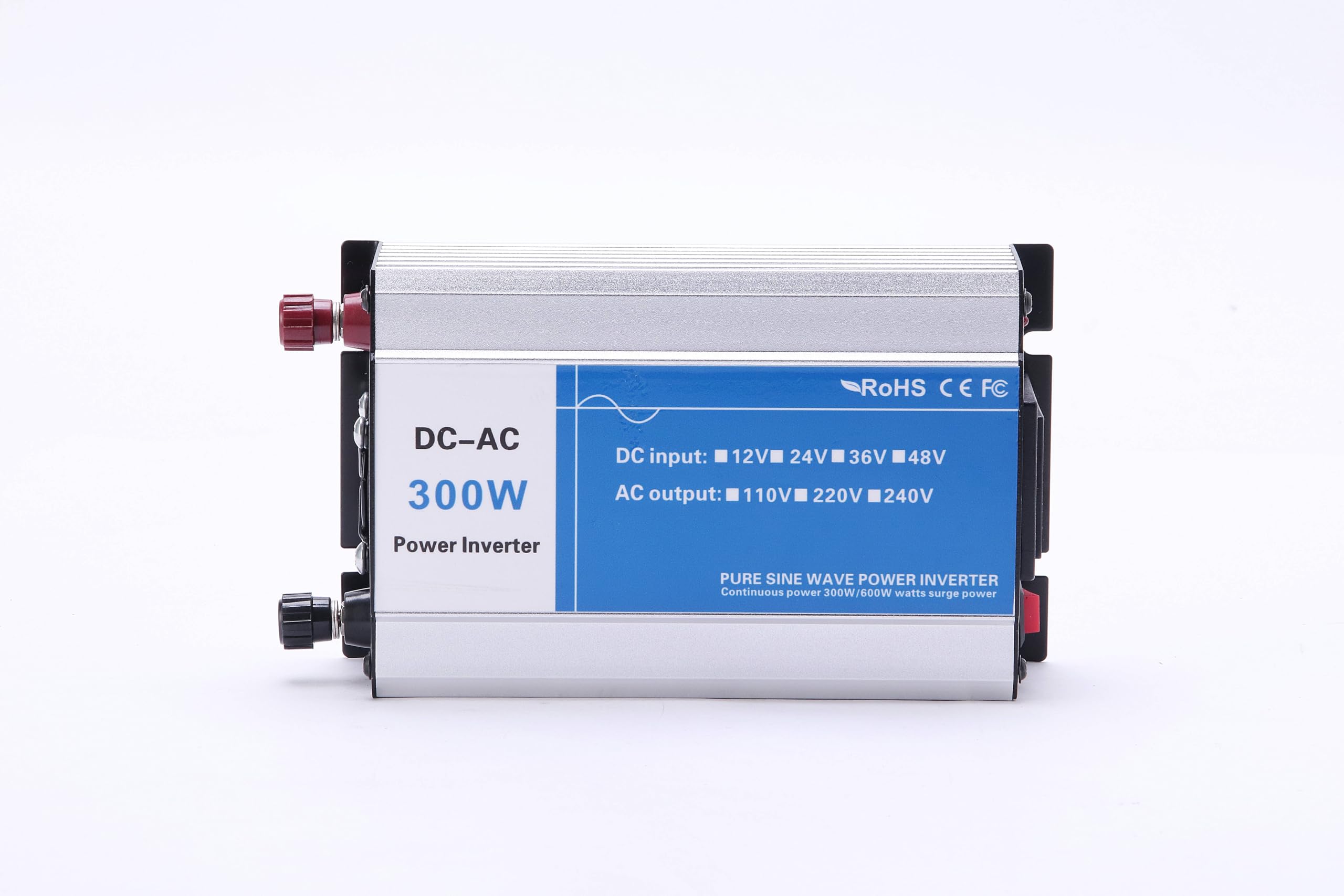 Falownik 300 W 12 V DC do 230 V AC – moc szczytowa 600 W, czysta fala sinusoidalna, inteligentne chłodzenie, wiele funkcji ochronnych