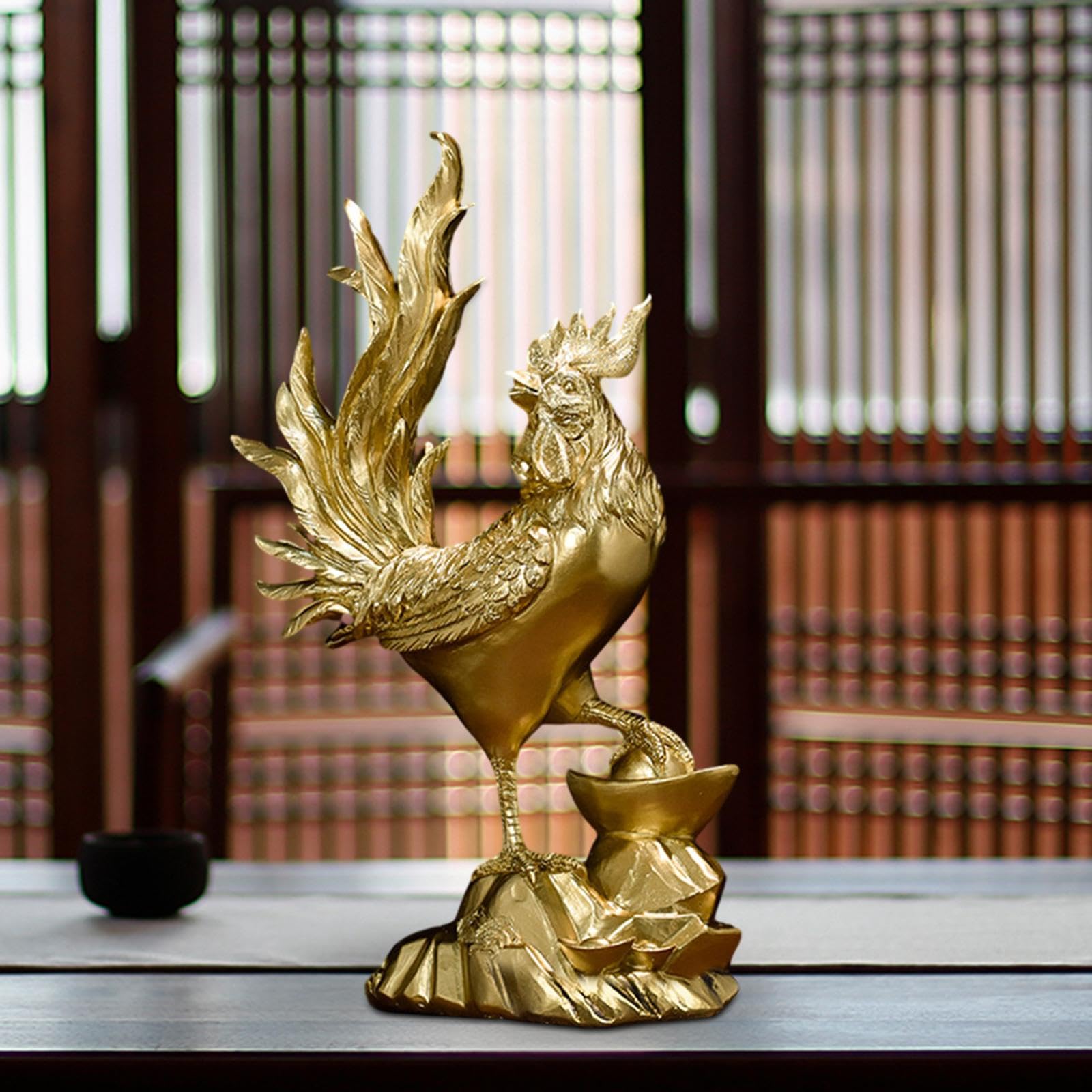 雄鶏 装飾品 工芸品 美術品 置物 Amazon.co.jp: Cuticate 雄鶏の置物 鶏の彫刻 新築祝い